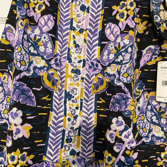 Free People Summer in Tulum Linen Blend Tunic M - Picture 7 of 10